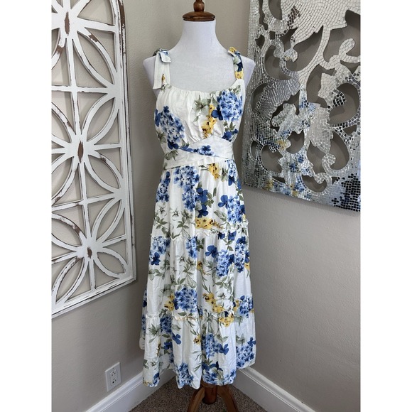 Kate And Lily Dresses & Skirts - Kate And Lily SIZE 6 Cottagecore Feminine Floral Tiered Midi Sleeveless Dress